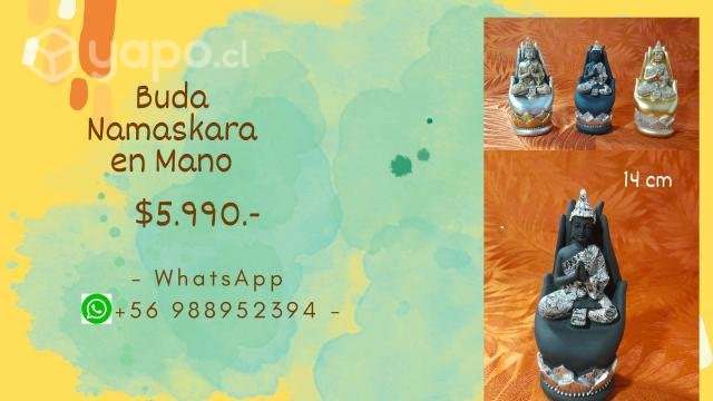 Budha en mano 14 cm - Imagen 3