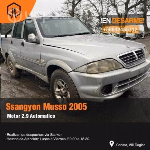 Piola embrague ssangyon musso 2005