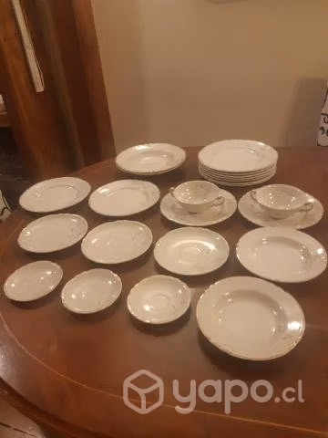 Piezas de loza Chileware