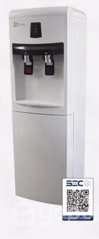 Dispensador agua frio/caliente blanco pedestal