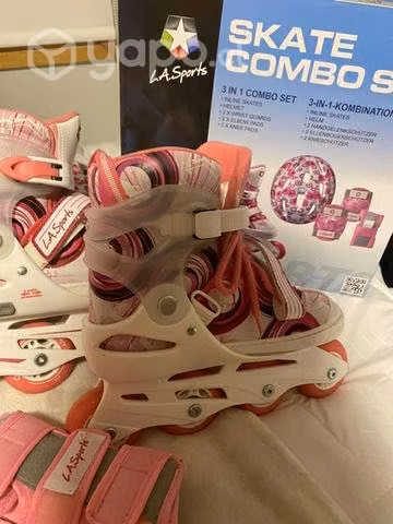 Patines con accesorios