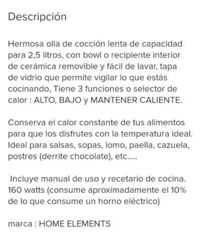 Olla de cocción lenta - Imagen 2