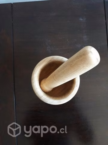 Mortero de madera