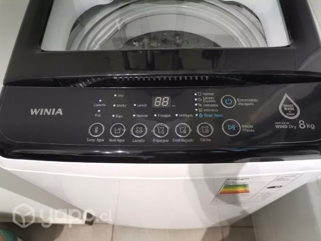 Lavadora winia 8kg