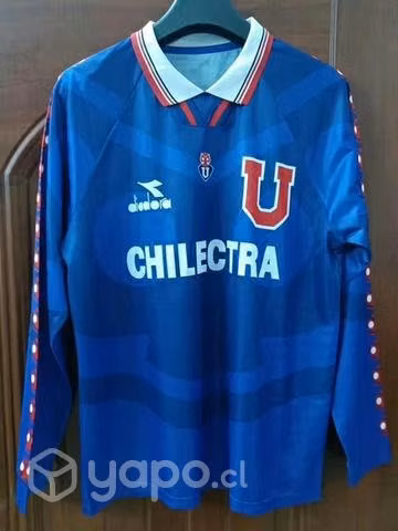 Camiseta Original Manga larga U de chile 1996 retr