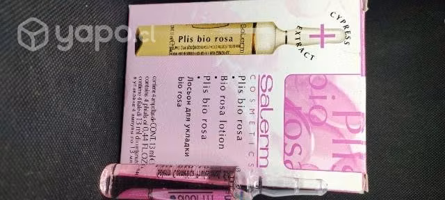 Ampolla Salerm plis bio rosa pack 4 ampollas