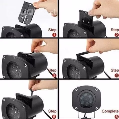 Proyector Figuras Navidad, Halloween, Cumpleaños 1