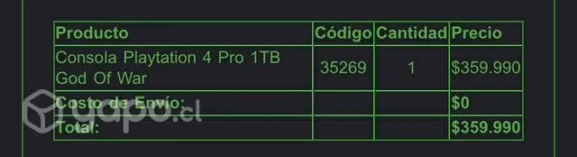 Ps4 pro edición unico