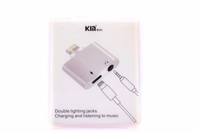 Adaptador lighting para iphone audífonos/cargador - Imagen 2