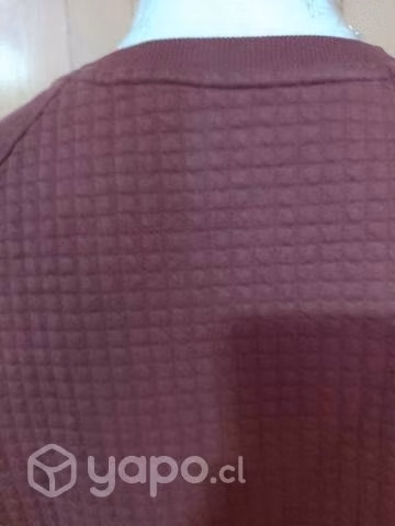 Poleron Reebok original talla M Burdeo - Imagen 3