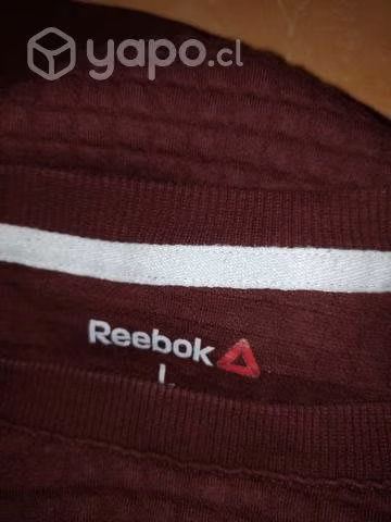 Poleron Reebok original talla M Burdeo - Imagen 4