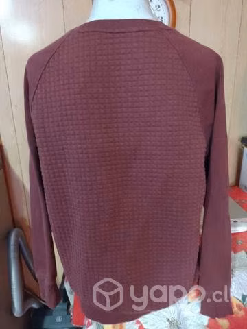 Poleron Reebok original talla M Burdeo - Imagen 2