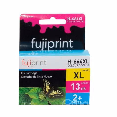 Tinta para HP 664 Color 13 ml marca Fujiprint