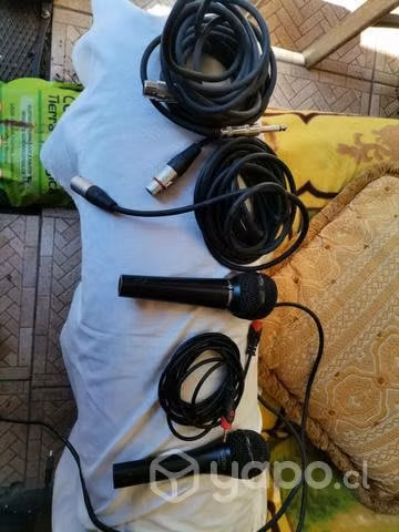 Microfono con cables