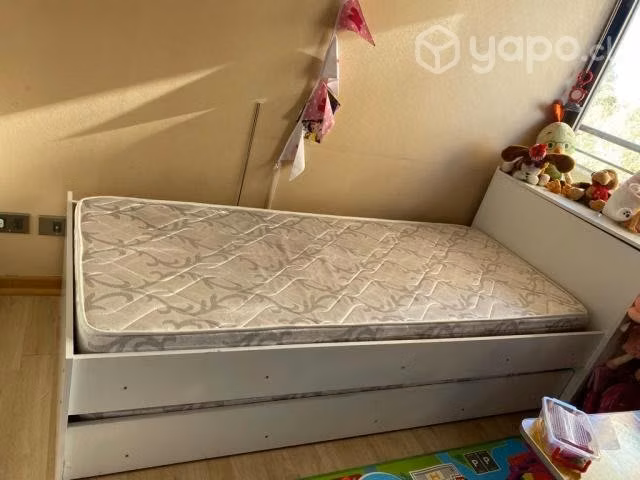 Cama nido Teen, con zapatero