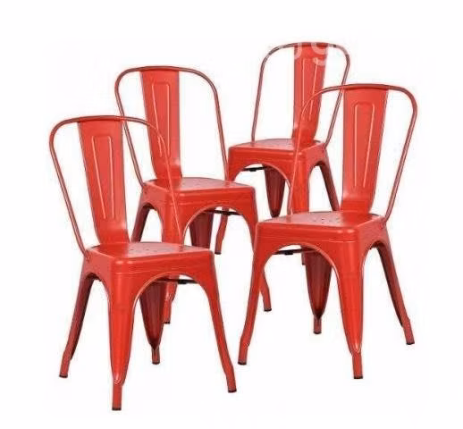 Sillas Tolix metálicas nuevas Pack 4 unidades
