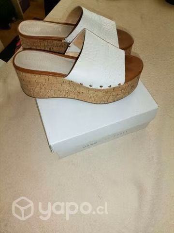 Sandalia blanca talla 37