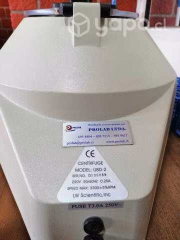Centrífuga Para Tubos Plasma Rico En Plaquetas Prp