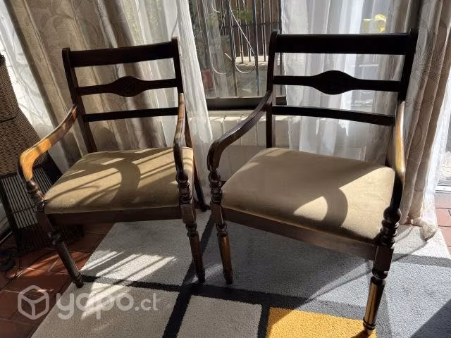 Sítiales de madera , como nuevos - Imagen 2