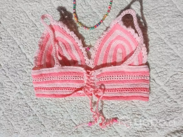Top tejido a Crochet