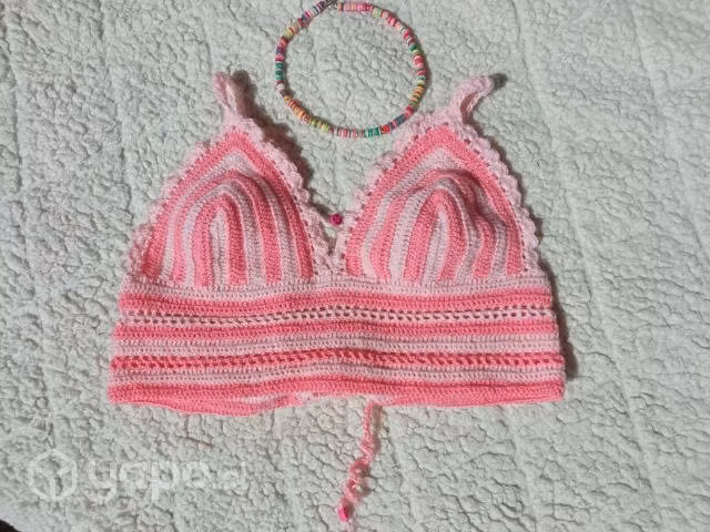 Top tejido a Crochet