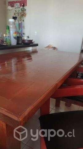 Comedor de madera 6 sillas - Imagen 2