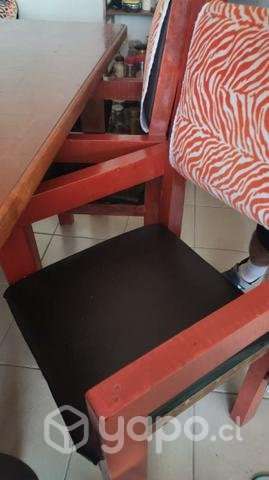 Comedor de madera 6 sillas - Imagen 4