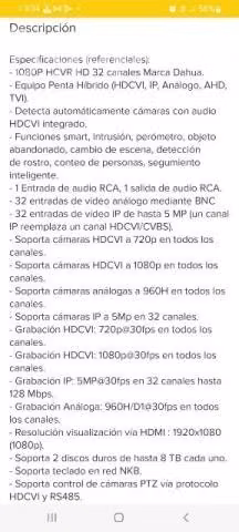 Xvr 32 canales pentahibrido