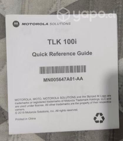 Radio motorola tlk100