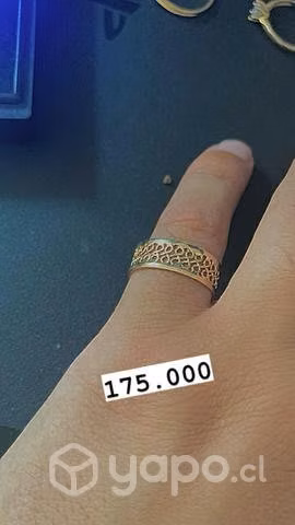 Anillo de oro 18k
