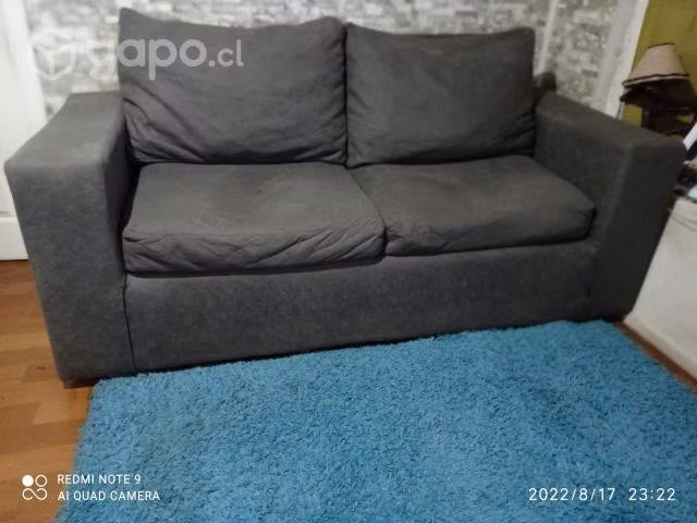 Sofá + alfombra Shaggy - Imagen 2