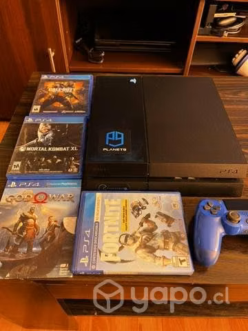 Consola PS4 con juegos