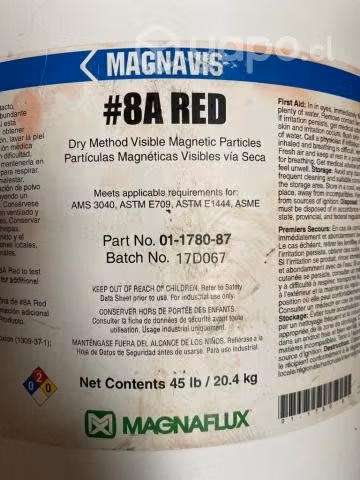 Polvo magnetico 8a red 45 lbs