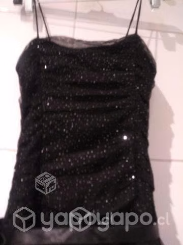 Vestido de Fiesta Negro EEUU Talla 14-16 o XS