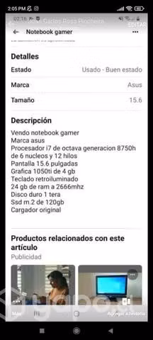Notebook Gamer Asus - Imagen 5