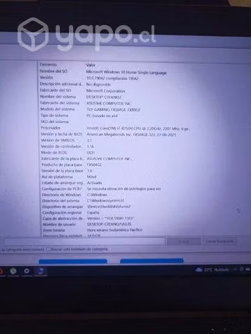 Notebook Gamer Asus - Imagen 3