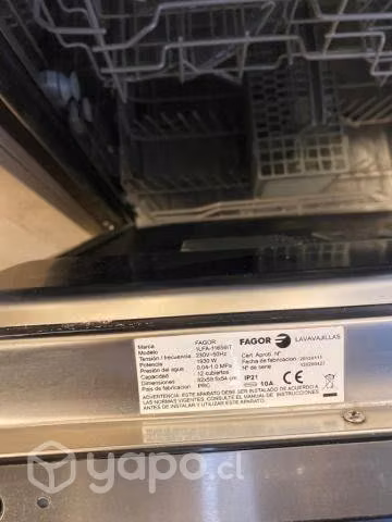 Lavavajillas integrable Fagor 12 cubiertos