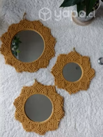 Set 3 espejos decorativos