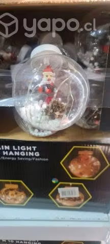Guirnalda esfera trasparentes con luces led arbol - Imagen 6