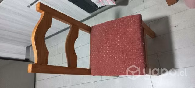 Juego de comedor en madera