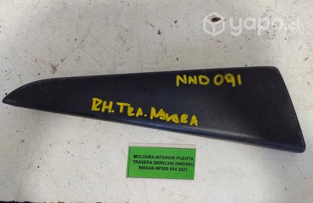 Moldura Interior Puerta Trasera Derecha (NND091) N