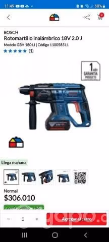 taladro percutor inalambrico