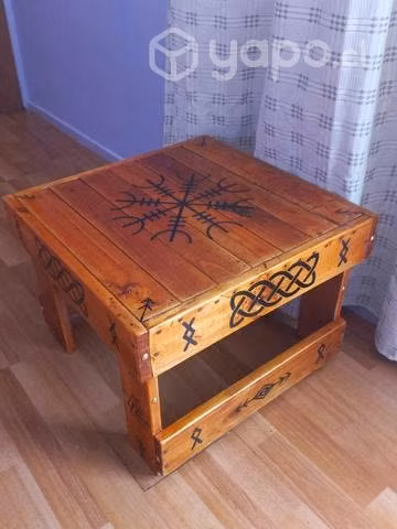 Mesa de centro rustica