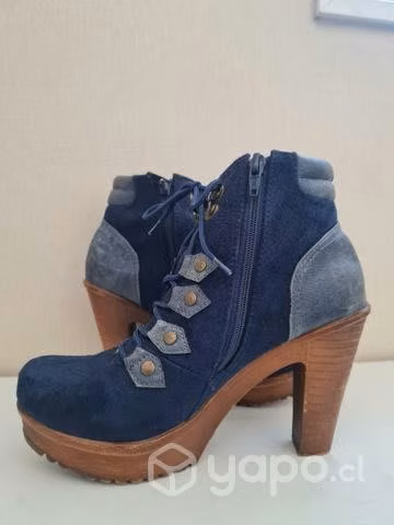 Botines gamuza