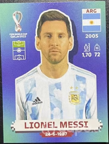 Lamina Figura Messi