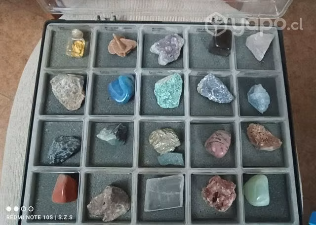 Colección de Minerales de todo el mundo 60 piezas