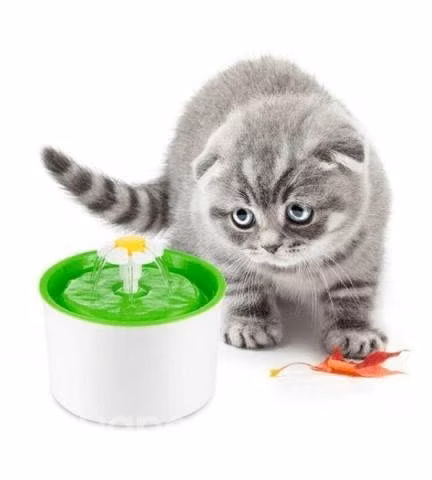 Fuente Agua Gatos Bebedero Automática Mascotas