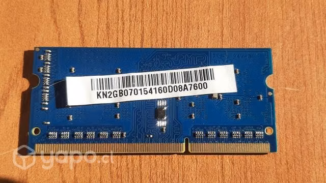 Memoria ram 2gb ddr3 notebook marca kingston