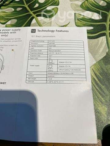 Mini proyecto FHD portátil - Imagen 4