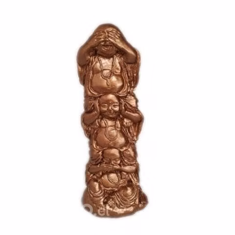 Totem buda ciego, sordo y mudo 30 cm